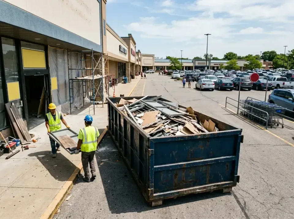 retail-store-renovation-debris-003 — frequently asked questions, Roll-off Dumpster Rentals in Becker, MN